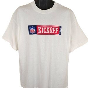 Vintage NFL Kickoff T Shirt Mens Size XL White Y2K 2006 Football Season